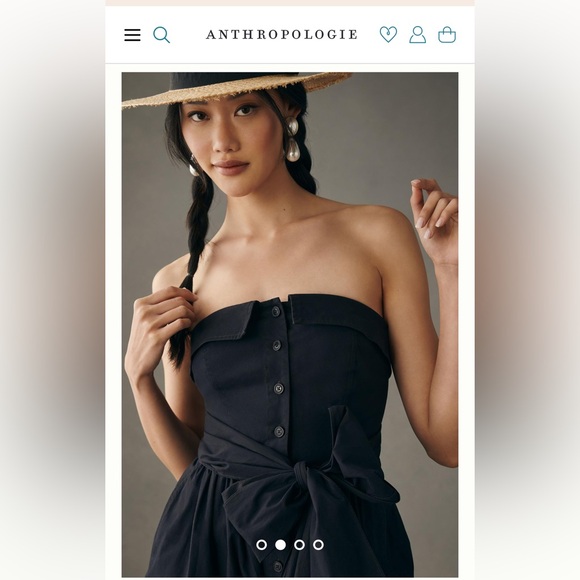 Maeve Button down Wide leg Jumpsuit - Picture 2 of 5